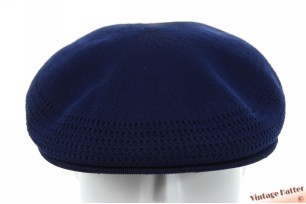 Platte pet Kangol Tropic Ventair donker navy blauw (S) 54-56 [nieuw]