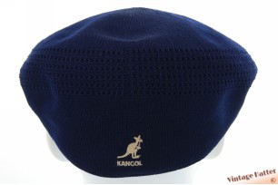 Platte pet Kangol Tropic Ventair donker navy blauw (S) 54-56 [nieuw]