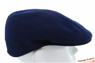 Platte pet Kangol Tropic Ventair donker navy blauw (S) 54-56 [nieuw]