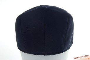 Voorgevormde platte pet donker blauw polyester 57-58 [nieuw]