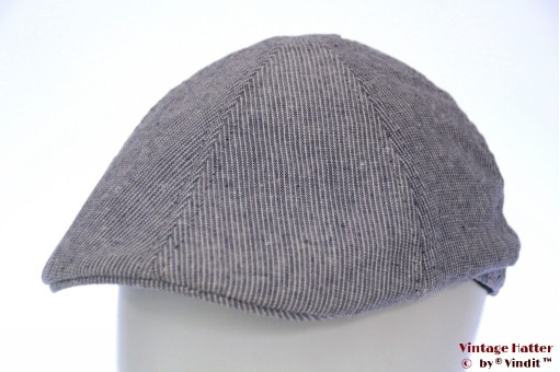 Voorgevormde platte pet Hawkins licht blauw linnen katoen 60 (XL) [nieuw]