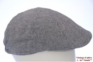 Voorgevormde platte pet Hawkins licht blauw linnen katoen 60 (XL) [nieuw]