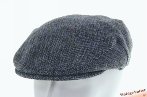 Flatcap Harris Tweed mixed blue virgin wool 59.5 Flatcap Harris Tweed mixed blue virgin wool 59.5