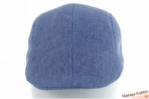 Voorgevormde platte pet denim blauw polyester 56 [nieuw]