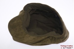 Paperboy cap Hawkins green faux suede 59 [new]