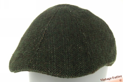 Preshaped panelcap Hawkins green thick tweed 58-60 [new]