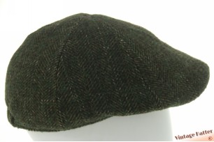 Preshaped panelcap Hawkins green thick tweed 58-60 [new]