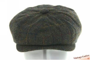 Paperboy pet donkergroen tweed-stijl 58-59