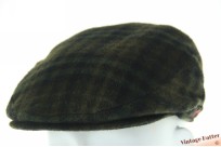 Platte pet Mayser-Milz groen bruin geruit 56 Platte pet Mayser-Milz groen bruin geruit 56