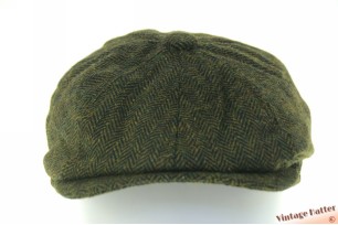 Paperboy Hawkins green black herringbone tweed 60 [new]