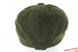 Paperboy Hawkins green black herringbone tweed 60 [new]