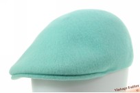 Platte pet Kangol Seamless Wool pastel turkoise wolmix 59-61 (XL) [nieuw]