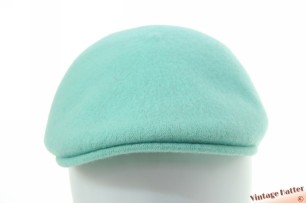 Platte pet Kangol Seamless Wool pastel turkoise wolmix 56-58 (M) [nieuw]