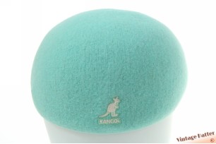 Platte pet Kangol Seamless Wool pastel turkoise wolmix 56-58 (M) [nieuw]