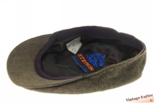 Platte pet Stetson Bandera bruin zijde en kasjmir 58-59