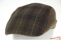 Voorgevormde platte pet C-SportWear bruingrijs wolmix 58,5