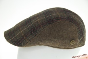 Voorgevormde platte pet C-SportWear bruingrijs wolmix 58,5