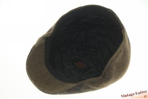 Voorgevormde platte pet C-SportWear bruingrijs wolmix 58,5