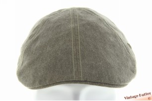 Flatcap Hatland Rhelt Olive brown grey cotton 60-61 (XL) [new]