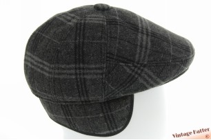 © VintageHatter.com | f-7016-58-17 Preshaped flat panelcap with snapbuttons and earwarmer 58 Preshaped flat panelcap with snapbuttons and earwarmer 58