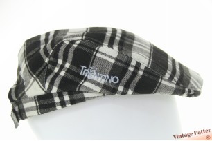 © VintageHatter.com | f-7021-57-18 Flatcap ADAC Trentino Classic 2010 white black plaid cotton mix 55-60 Flatcap ADAC Trentino Classic 2010 white black plaid cotton mix 55-60