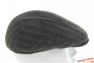 © VintageHatter.com | f-7021-58-13 Preshaped padded flatcap Formen NN-Fashion grey herringbone 58 Preshaped padded flatcap Formen NN-Fashion grey herringbone 58