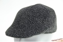 Voorgevormde platte pet gemengde grijze stof 58-59 [nieuw]