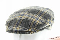 Flatcap Mayser Uranus grey with yellow cotton mix 58