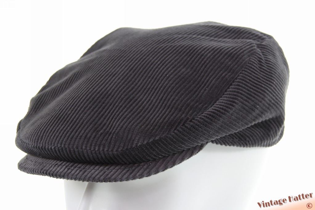 Platte pet grijs ribfluweel 60 (XL)