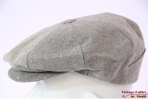 Zomer paperboy pet Borsalino Doria grijs katoen 56 [nieuw]