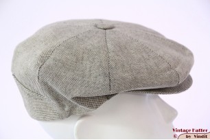 Zomer paperboy pet Borsalino Doria grijs katoen 56 [nieuw]