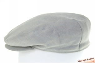 © VintageHatter.com | f-7035-57-1 Platte pet Canda licht blauw grijs trevira mix 57 Platte pet Canda licht blauw grijs trevira mix 57