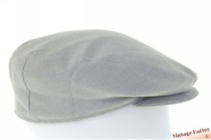 © VintageHatter.com | f-7035-57-1 Platte pet Canda licht blauw grijs trevira mix 57 Platte pet Canda licht blauw grijs trevira mix 57