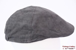 Platte pet Hawkins grijs ribfluweel 57 [nieuw]