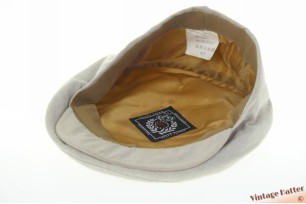Flatcap BDP ecru linnen-like with snapbutton 57