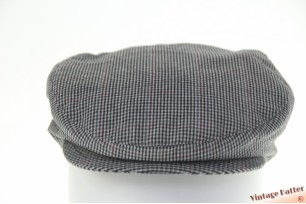 Flatcap B.D.P. grey cotton mix with snapbutton 56