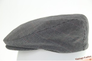 Flatcap B.D.P. grey cotton mix with snapbutton 56