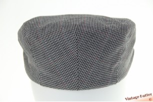 Flatcap B.D.P. grey cotton mix with snapbutton 56