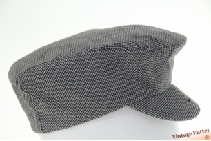 Flatcap B.D.P. grey cotton mix with snapbutton 56