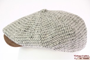 Paperboy pet Hawkins wit-grijs countrystyle tweed 60 (XL) [nieuw]