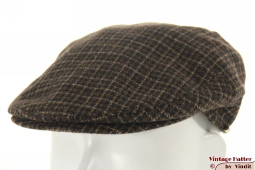 Platte pet Stetson Kent bruin met oorwarmer 54 (XS) [nieuw]