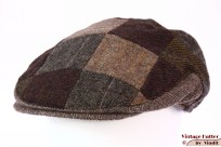 Flatcap Hawkins dark brown patchwork 60 [new]