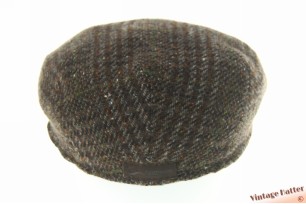 Flatcap Göttmann brown virgin wool with earwarmer 60 (XL)