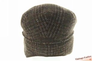 Flatcap Göttmann brown virgin wool with earwarmer 60 (XL)