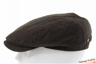 Flatcap Stetson Driver Cap dark brown satin and cashmere 63 (XXL) [new]