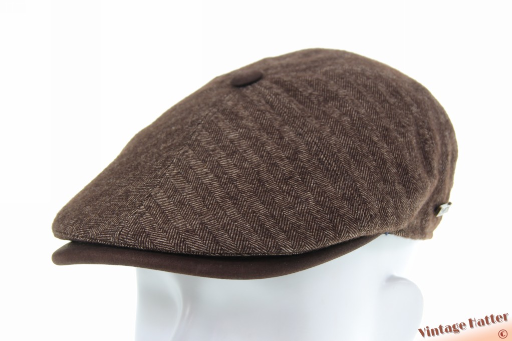 Panelenpet Hatland Redan bruin visgraat 55,5 (S) [nieuw]