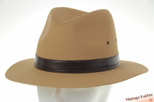 Outdoor fedora beige cotton 60 (XL) [new]
