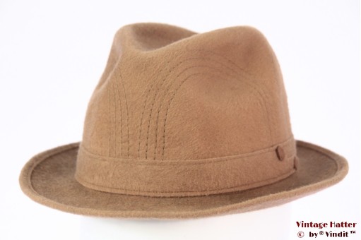 Fedora Stilmar beige brown felt 54,5 (XS)