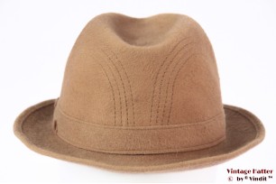 Fedora Stilmar beige brown felt 54,5 (XS)