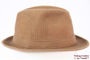 Fedora Stilmar beige brown felt 54,5 (XS)